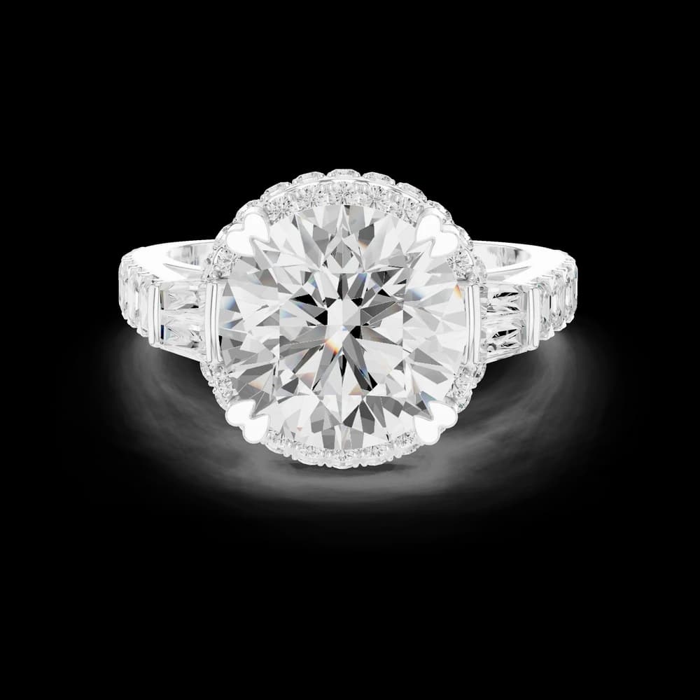 Petite Pave Lab Grown Diamond Ring - Image 2 Petite Pave Lab Grown Diamond Ring, view 2 of 6