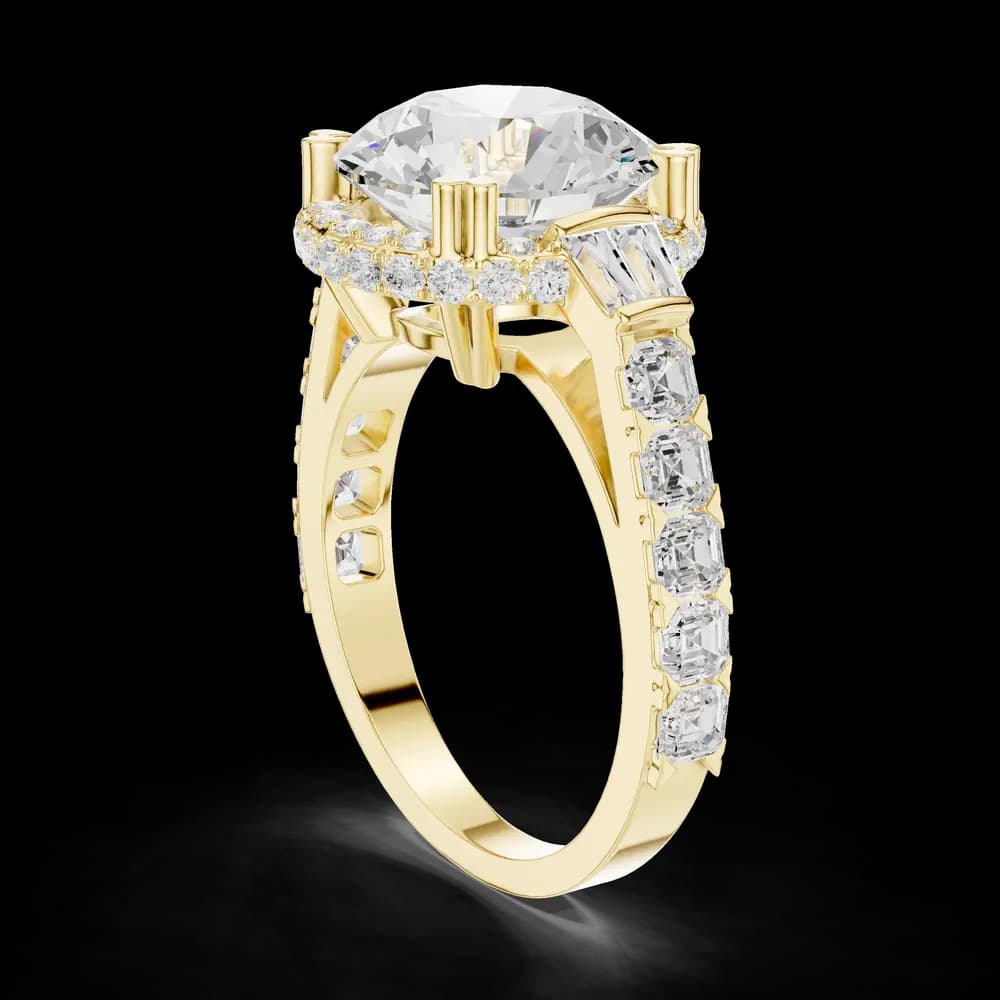 Petite Pave Lab Grown Diamond Ring - Image 4 Petite Pave Lab Grown Diamond Ring, view 4 of 6