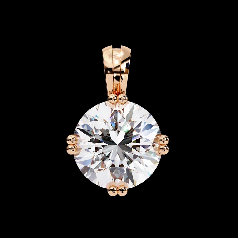 Petite Solitaire Lab Grown Diamond Pendant - Image 10 Petite Solitaire Lab Grown Diamond Pendant, view 10 of 16