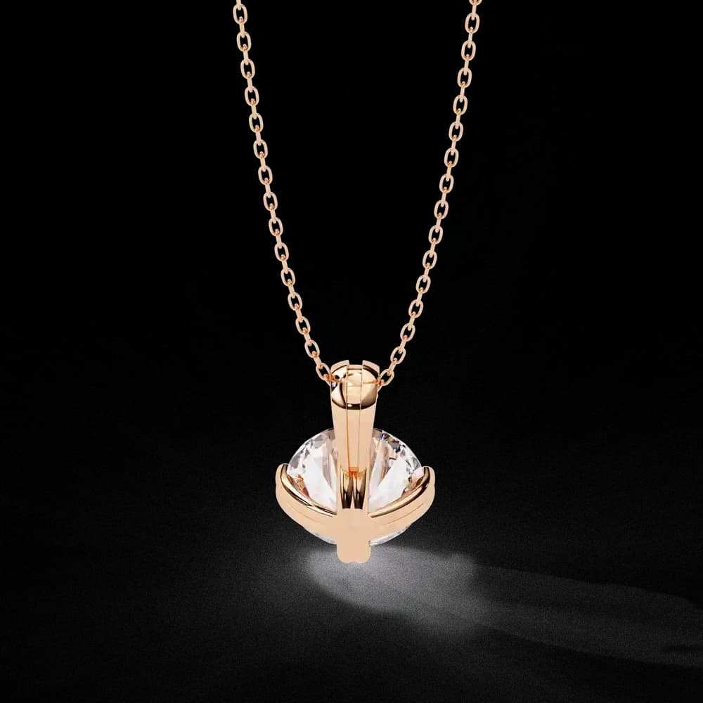 Petite Solitaire Lab Grown Diamond Pendant - Image 13 Petite Solitaire Lab Grown Diamond Pendant, view 13 of 16