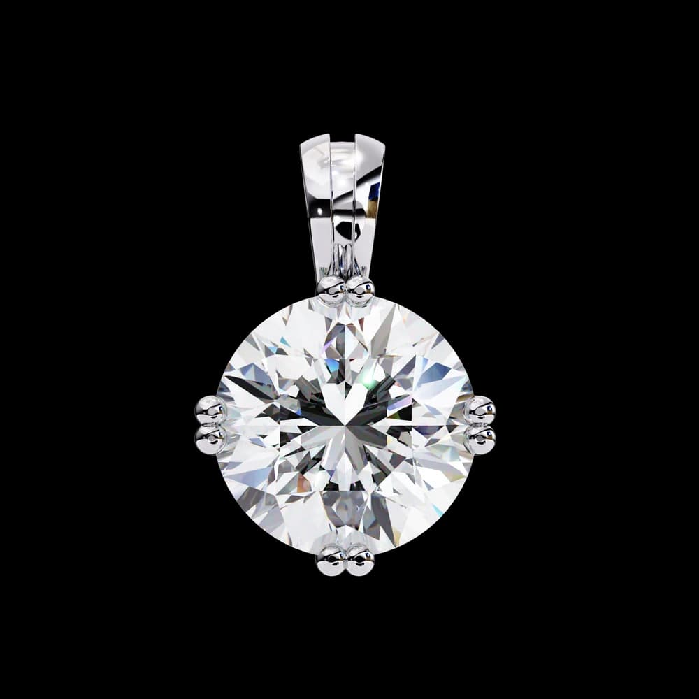 Petite Solitaire Lab Grown Diamond Pendant - Image 9 Petite Solitaire Lab Grown Diamond Pendant, view 9 of 16