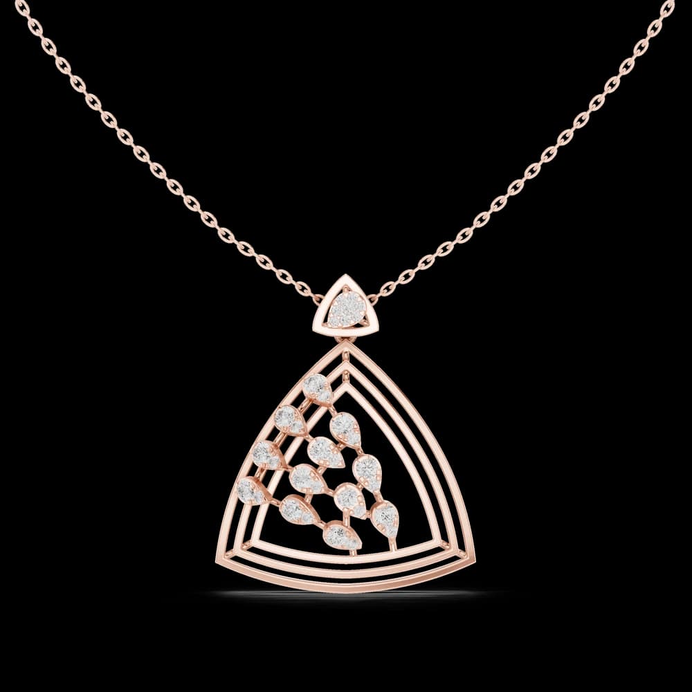 Phoenix Rising Lab Grown Diamond Drop Pendant - Image 1 Phoenix Rising Lab Grown Diamond Drop Pendant, view 1 of 6