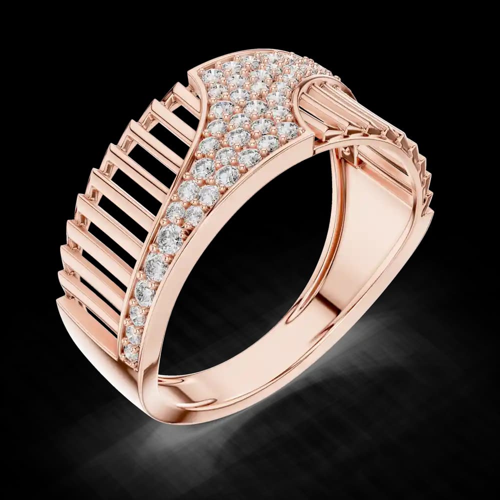 Polished Lab grown diamond ring style - Image 1 Polished Lab grown diamond ring style, view 1 of 1