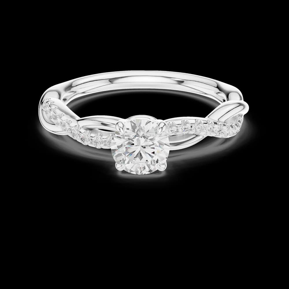 Poppy Petal Lab Grown Diamond Ring - Image 2 Poppy Petal Lab Grown Diamond Ring, view 2 of 6