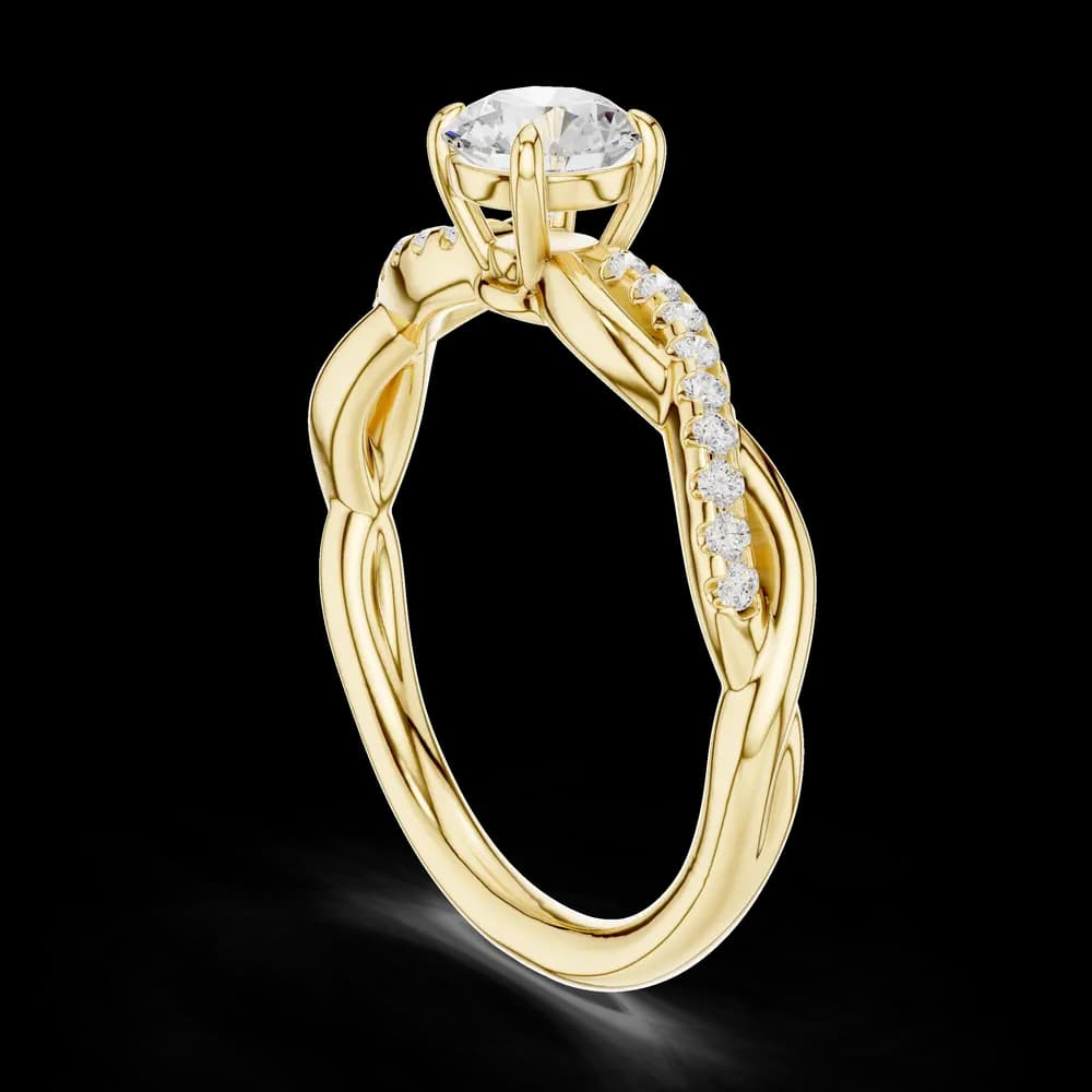 Poppy Petal Lab Grown Diamond Ring - Image 4 Poppy Petal Lab Grown Diamond Ring, view 4 of 6
