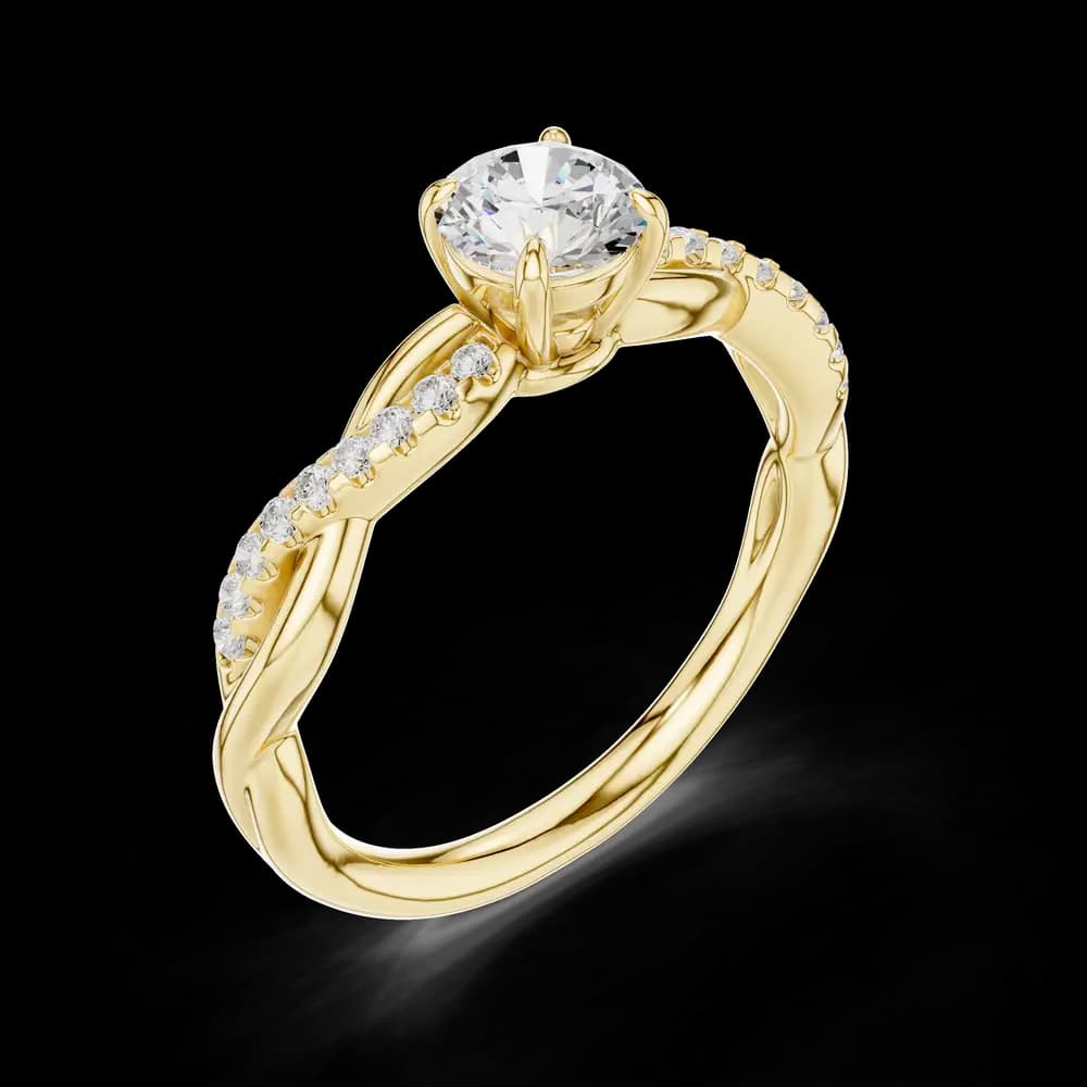 Poppy Petal Lab Grown Diamond Ring - Image 5 Poppy Petal Lab Grown Diamond Ring, view 5 of 6