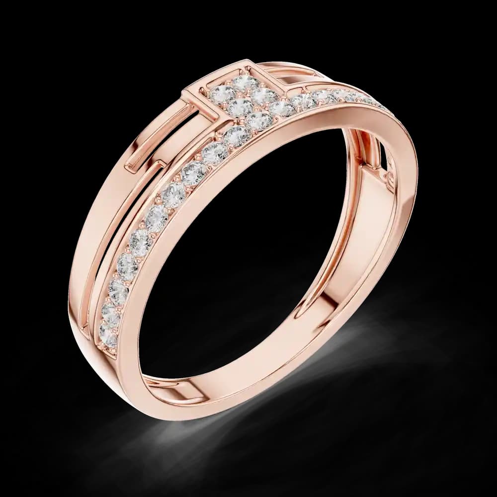 Precious Lab grown diamond ring jewelry - Image 1 Precious Lab grown diamond ring jewelry, view 1 of 1