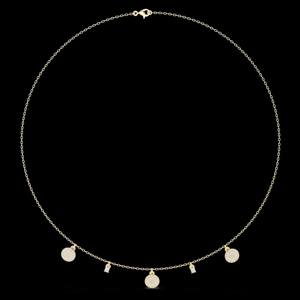 Precious Spherical Diamond Lab Grown Necklace - Image 3 Precious Spherical Diamond Lab Grown Necklace, view 3 of 6