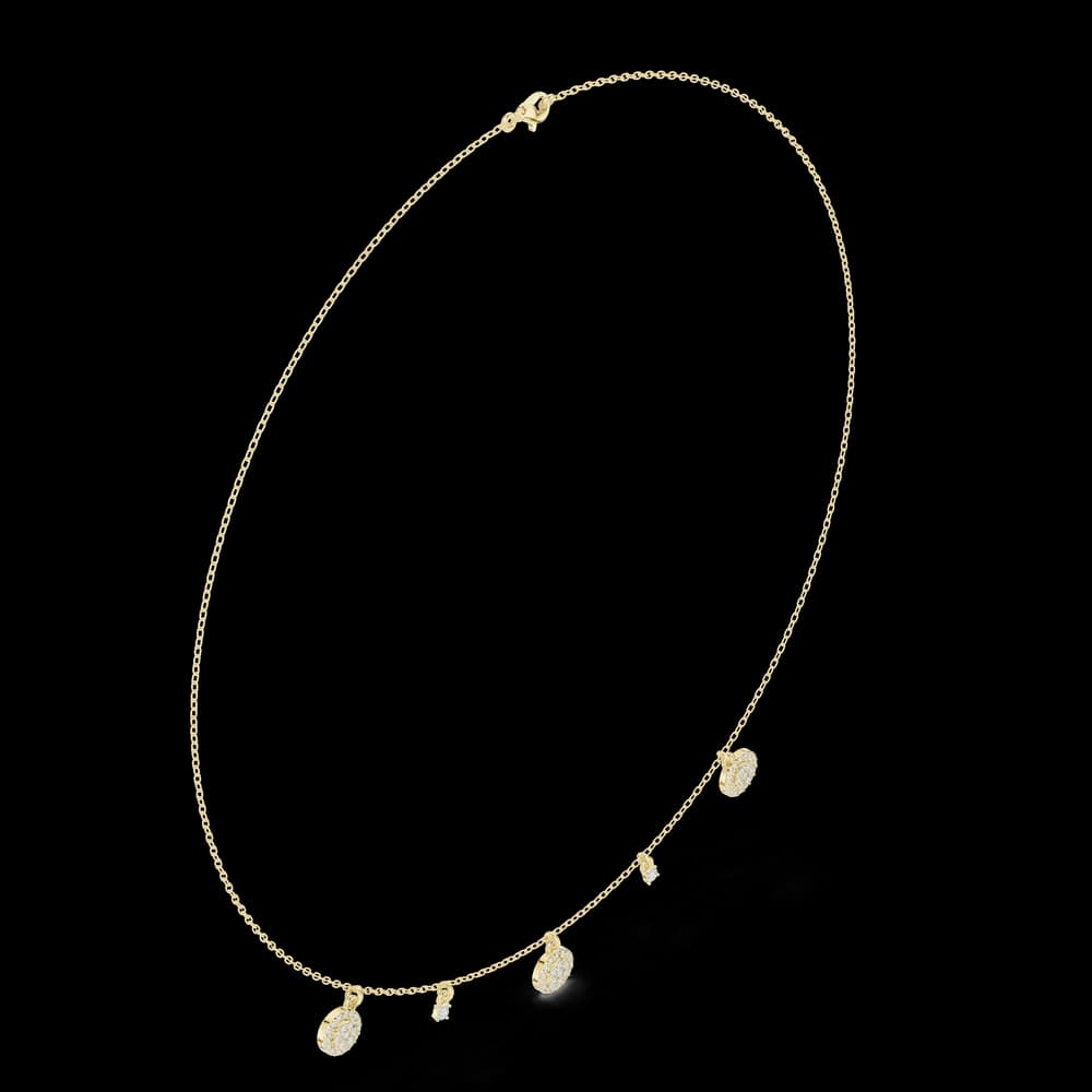 Precious Spherical Diamond Lab Grown Necklace - Image 4 Precious Spherical Diamond Lab Grown Necklace, view 4 of 6