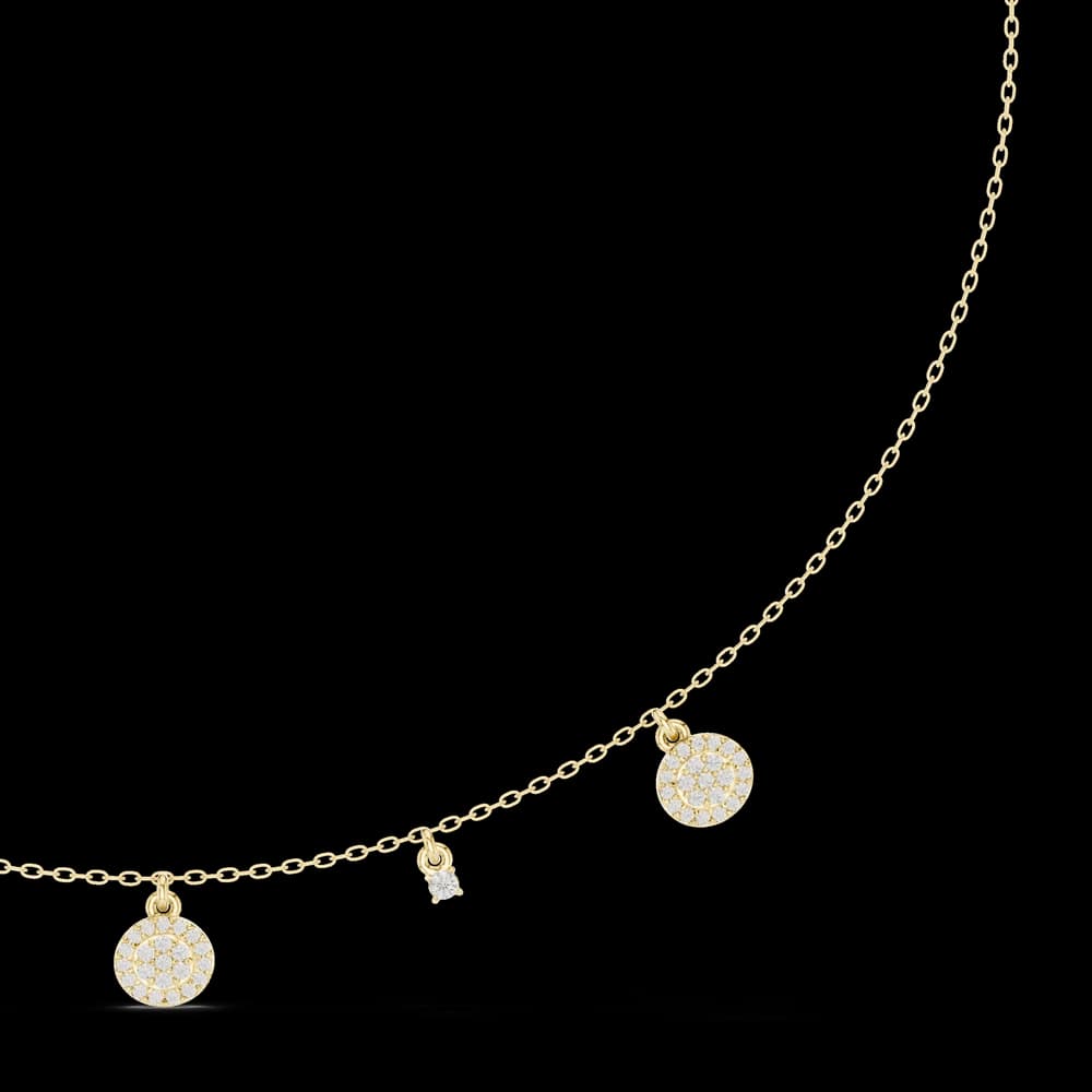 Precious Spherical Diamond Lab Grown Necklace - Image 6 Precious Spherical Diamond Lab Grown Necklace, view 6 of 6