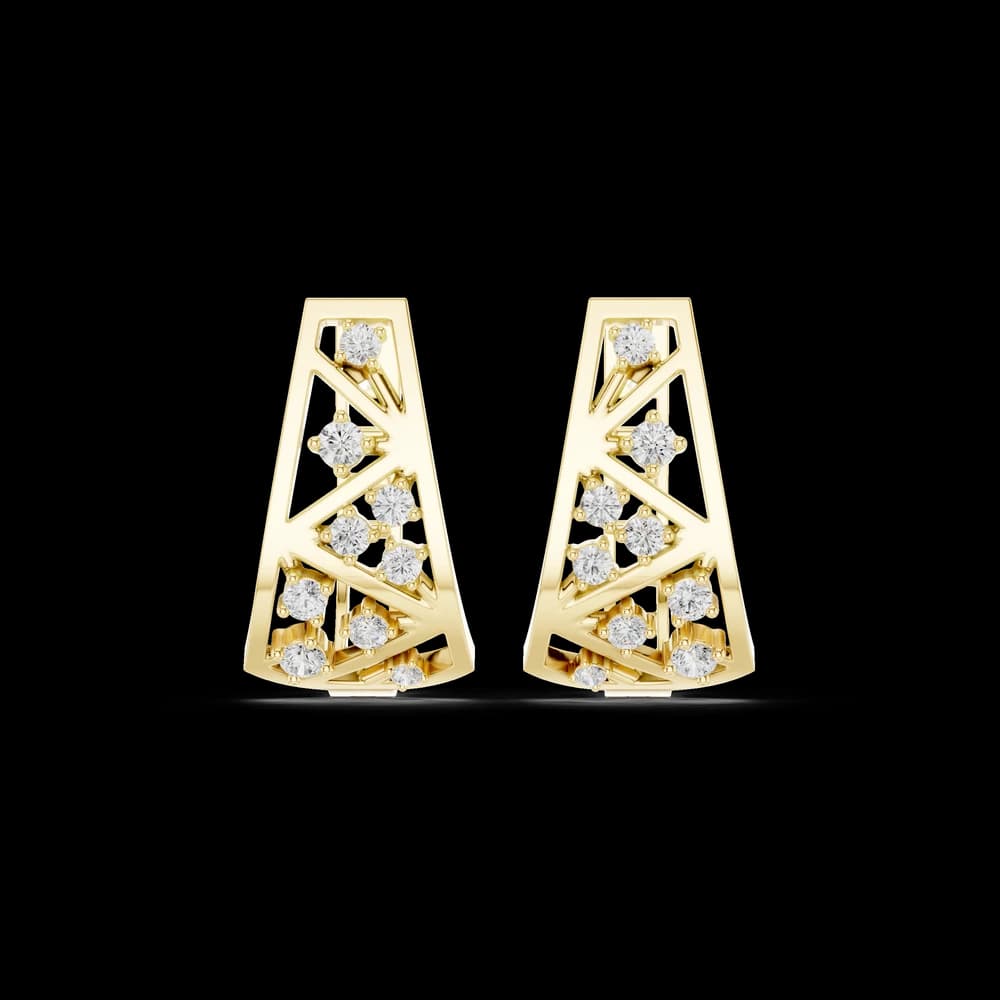 Prime Choice lab grown diamond earring design - Image 3 Prime Choice lab grown diamond earring design, view 3 of 6