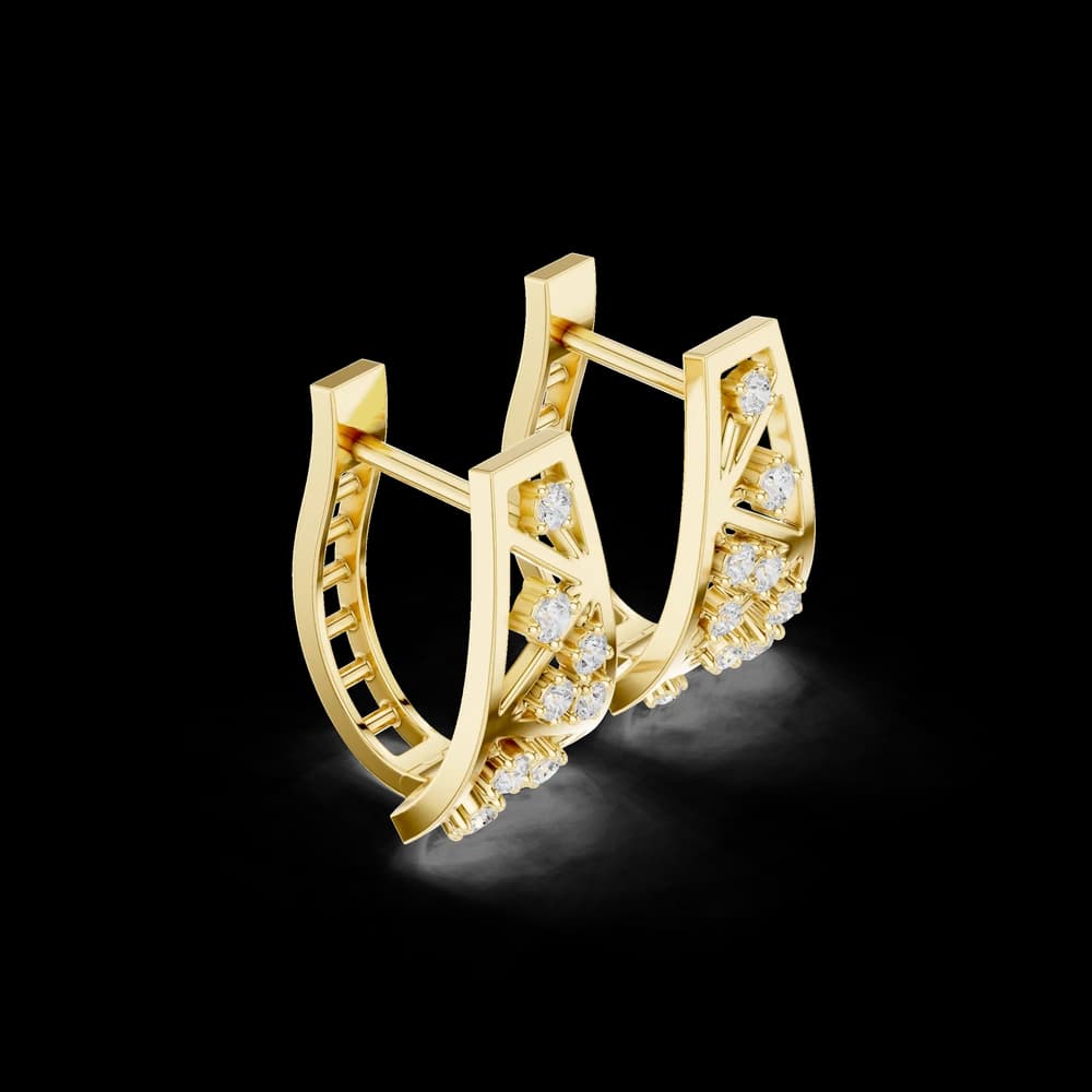 Prime Choice lab grown diamond earring design - Image 4 Prime Choice lab grown diamond earring design, view 4 of 6