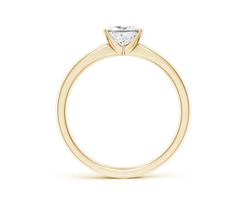 Princess Cut Reverse Tapered Lab Grown Diamond Ring - Image 4 Princess Cut Reverse Tapered Lab Grown Diamond Ring, view 4 of 5