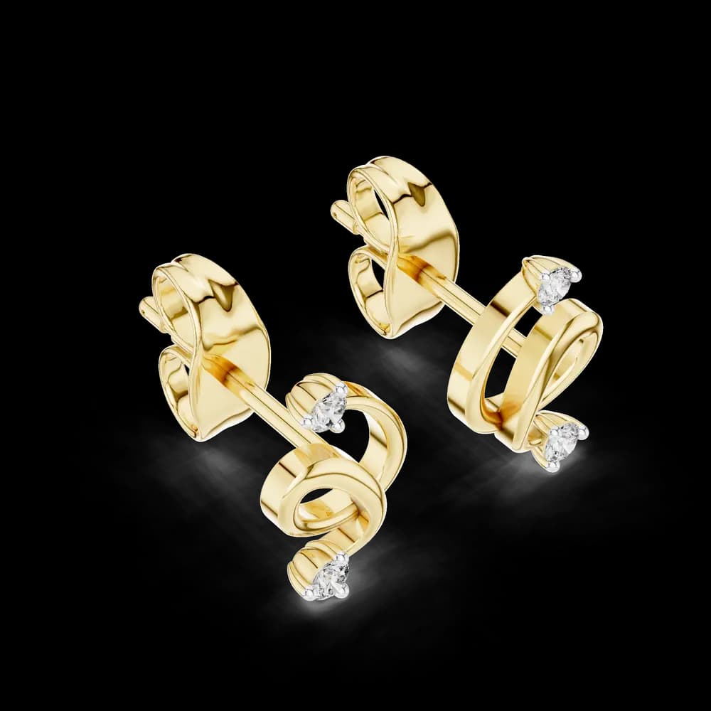 Pristine Lab grown diamond Earrings set - Image 5 Pristine Lab grown diamond Earrings set, view 5 of 6