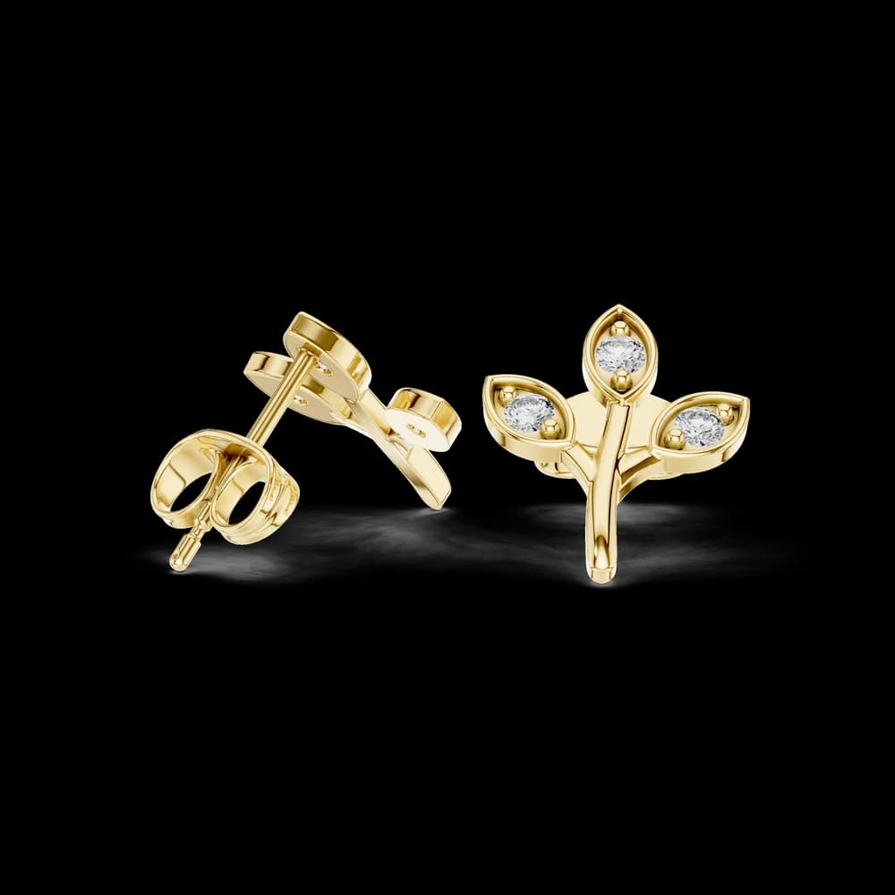 Pure Essence lab grown diamond earring design - Image 4 Pure Essence lab grown diamond earring design, view 4 of 6