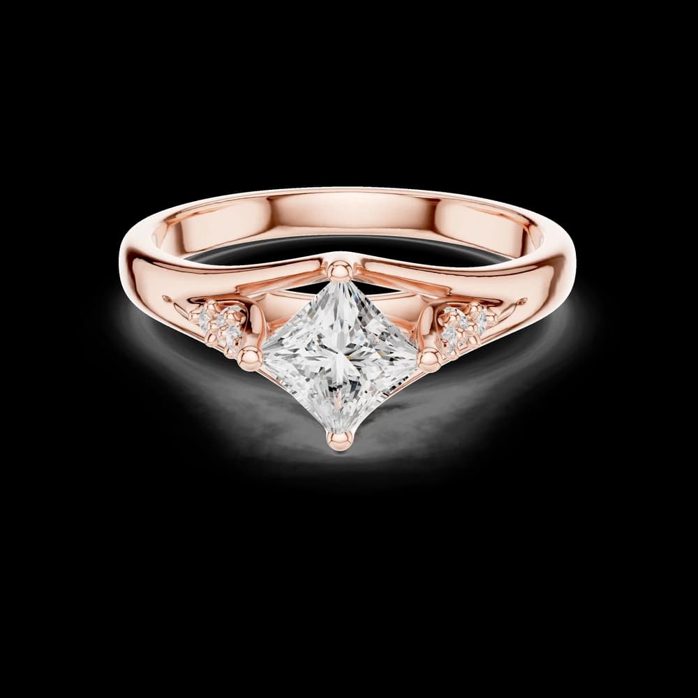 Pure Pearl Lab Grown Diamond Ring - Image 1 Pure Pearl Lab Grown Diamond Ring, view 1 of 6