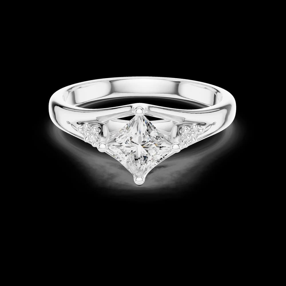 Pure Pearl Lab Grown Diamond Ring - Image 2 Pure Pearl Lab Grown Diamond Ring, view 2 of 6