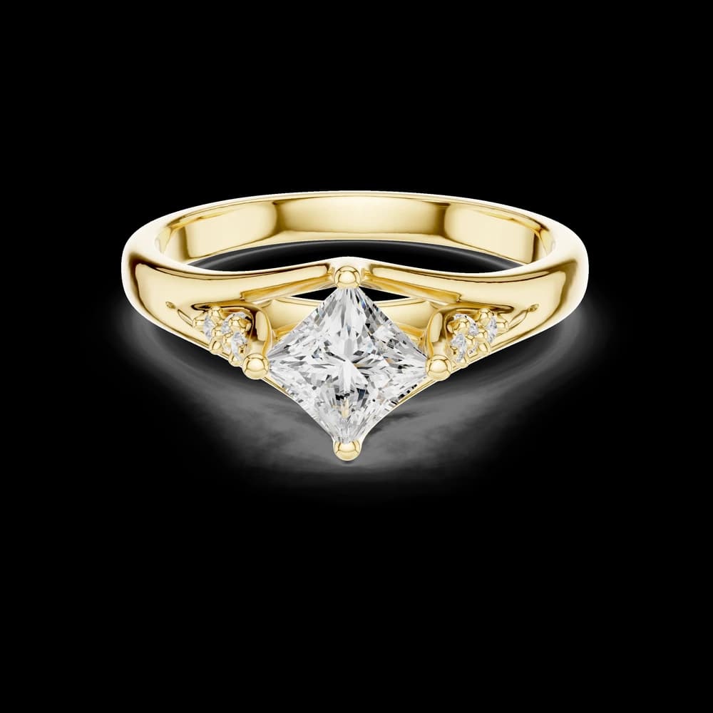 Pure Pearl Lab Grown Diamond Ring - Image 3 Pure Pearl Lab Grown Diamond Ring, view 3 of 6