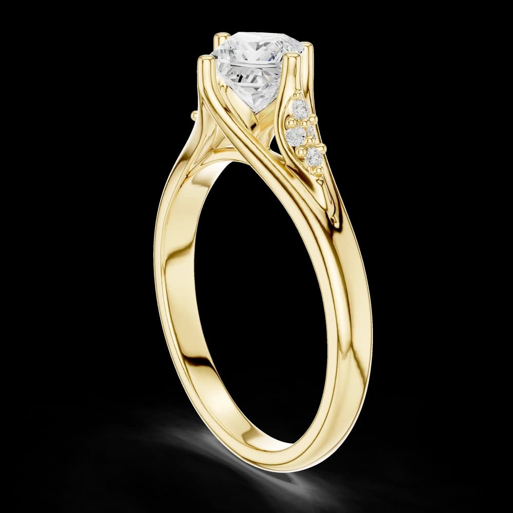 Pure Pearl Lab Grown Diamond Ring - Image 4 Pure Pearl Lab Grown Diamond Ring, view 4 of 6