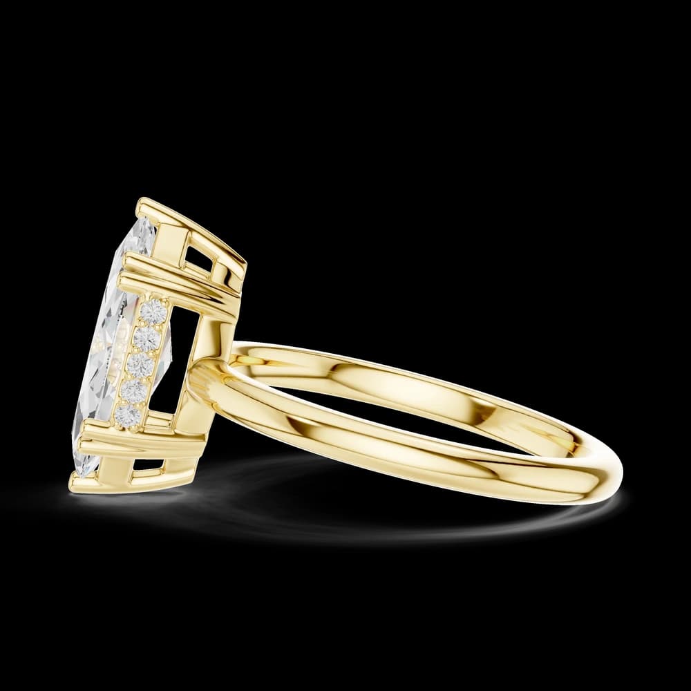 Multi Prong Marquise Lab Grown Diamond Ring - Image 6 Multi Prong Marquise Lab Grown Diamond Ring, view 6 of 6