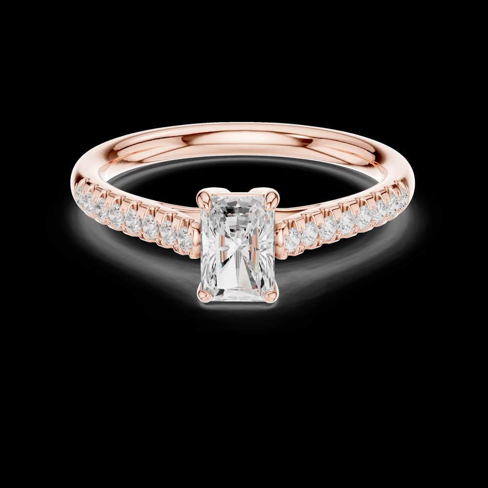 Quartz Queen Lab Grown Diamond Ring - Image 1 Quartz Queen Lab Grown Diamond Ring, view 1 of 6