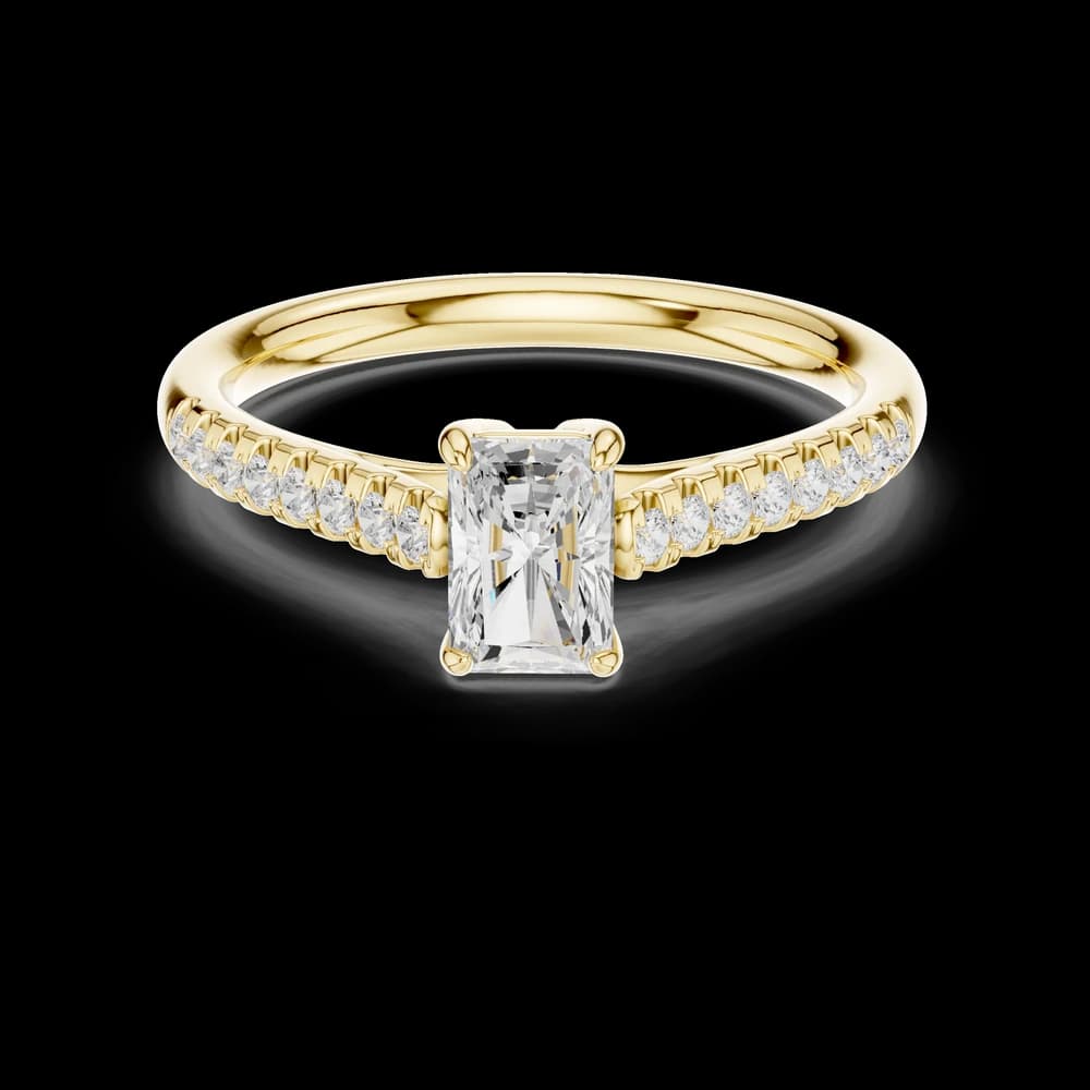 Quartz Queen Lab Grown Diamond Ring - Image 3 Quartz Queen Lab Grown Diamond Ring, view 3 of 6