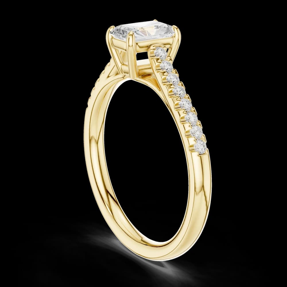 Quartz Queen Lab Grown Diamond Ring - Image 4 Quartz Queen Lab Grown Diamond Ring, view 4 of 6