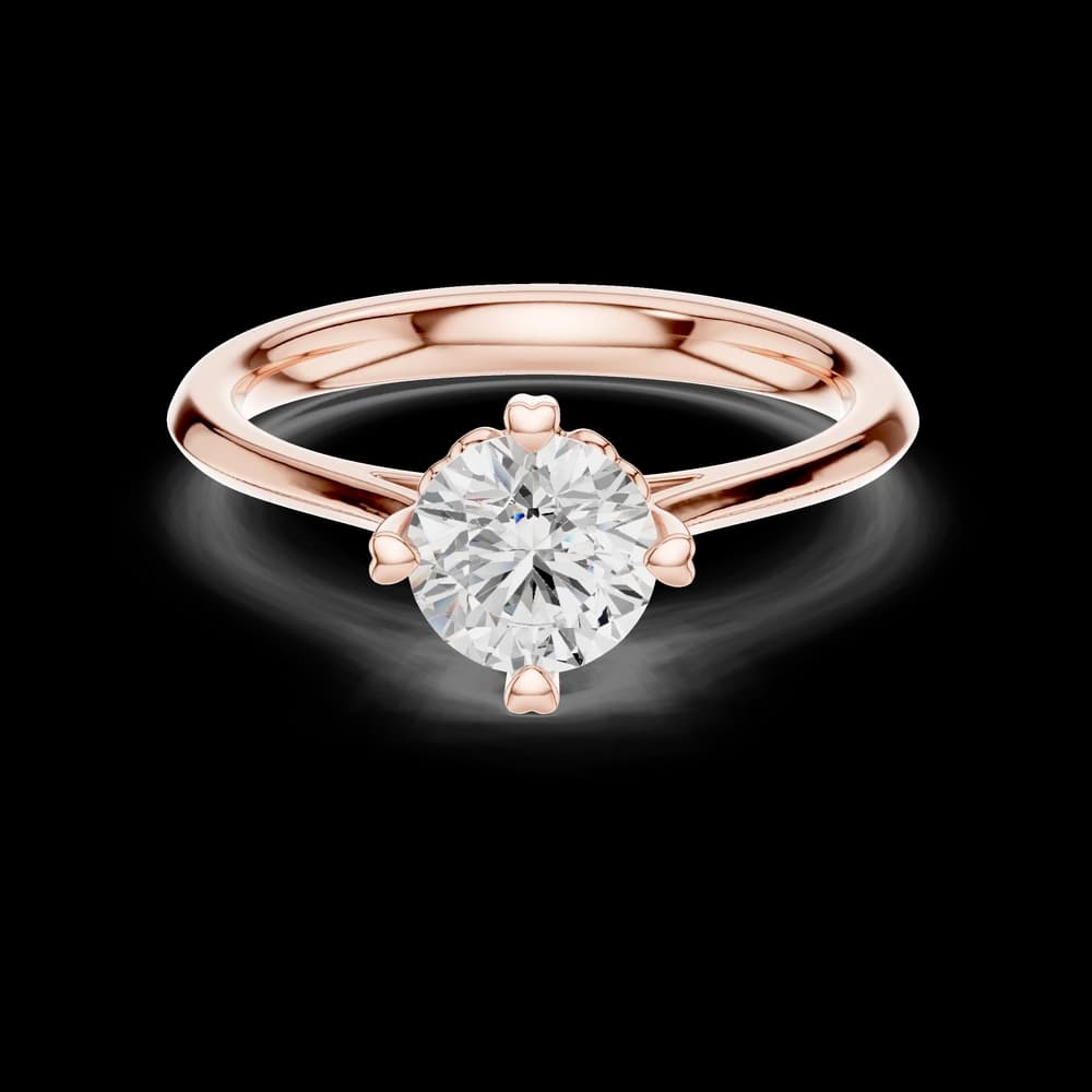 Quartz Queenly Lab Grown Solitaire Diamond Ring - Image 1 Quartz Queenly Lab Grown Solitaire Diamond Ring, view 1 of 6