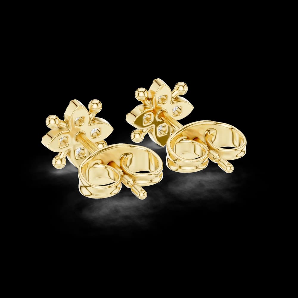 Quiet Mind lab grown diamond earring design - Image 5 Quiet Mind lab grown diamond earring design, view 5 of 5