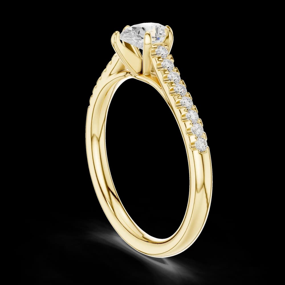 Quill Queen Lab Grown Diamond Ring - Image 4 Quill Queen Lab Grown Diamond Ring, view 4 of 6