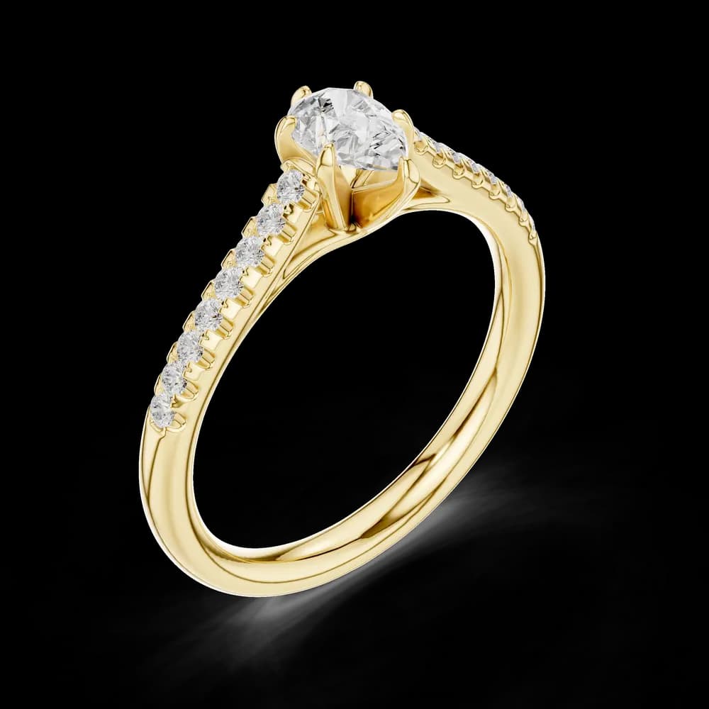 Quill Queen Lab Grown Diamond Ring - Image 5 Quill Queen Lab Grown Diamond Ring, view 5 of 6
