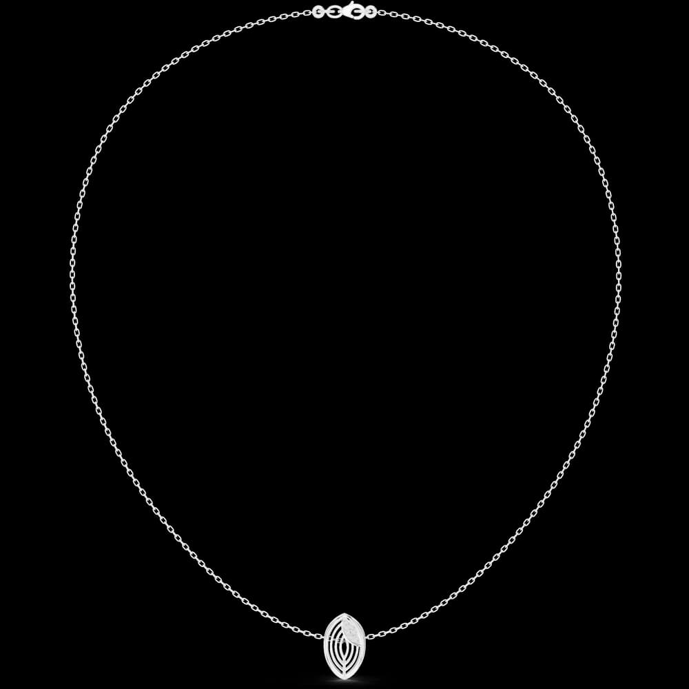 Radiant Classic-Cut Diamond Lab Grown Necklace - Image 2 Radiant Classic-Cut Diamond Lab Grown Necklace, view 2 of 6