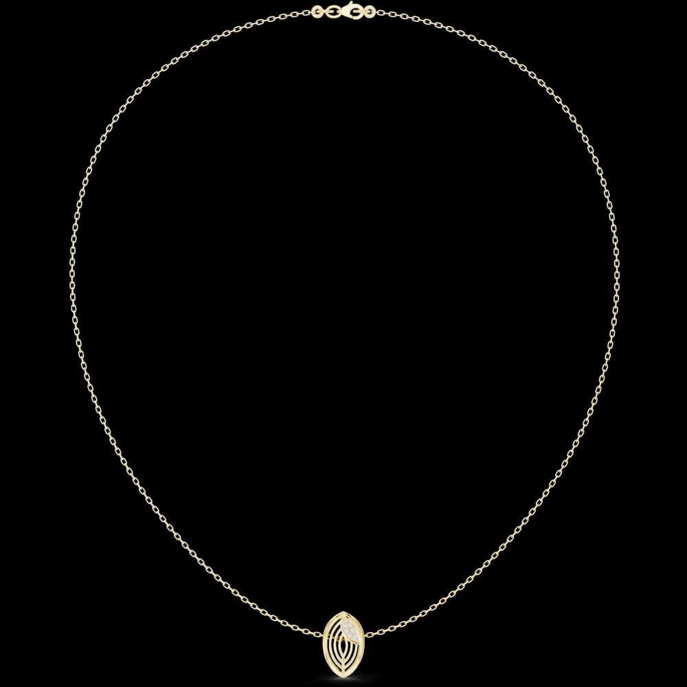 Radiant Classic-Cut Diamond Lab Grown Necklace - Image 3 Radiant Classic-Cut Diamond Lab Grown Necklace, view 3 of 6
