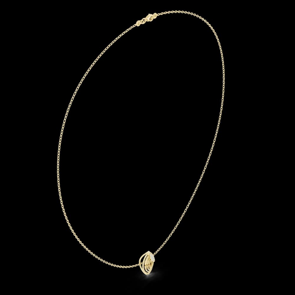 Radiant Classic-Cut Diamond Lab Grown Necklace - Image 4 Radiant Classic-Cut Diamond Lab Grown Necklace, view 4 of 6