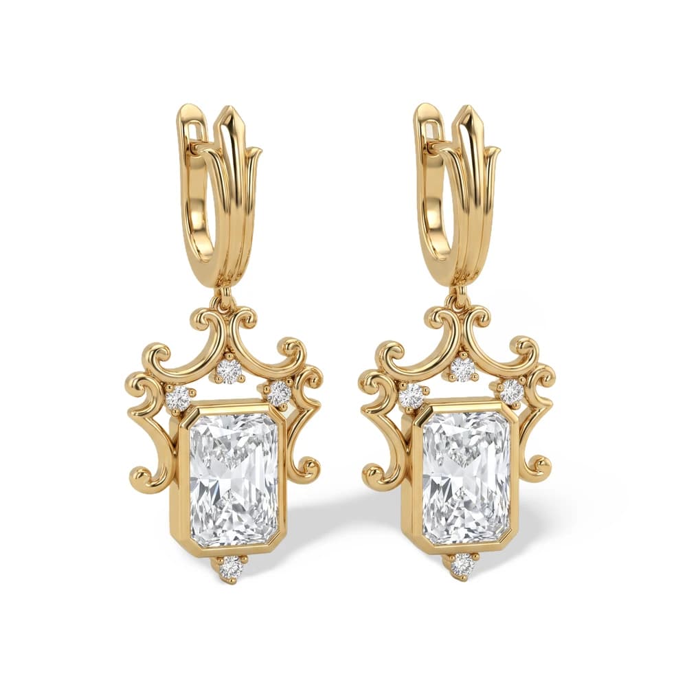 Onya Chandelier Diamond Earring - Image 4 Onya Chandelier Diamond Earring, view 4 of 5