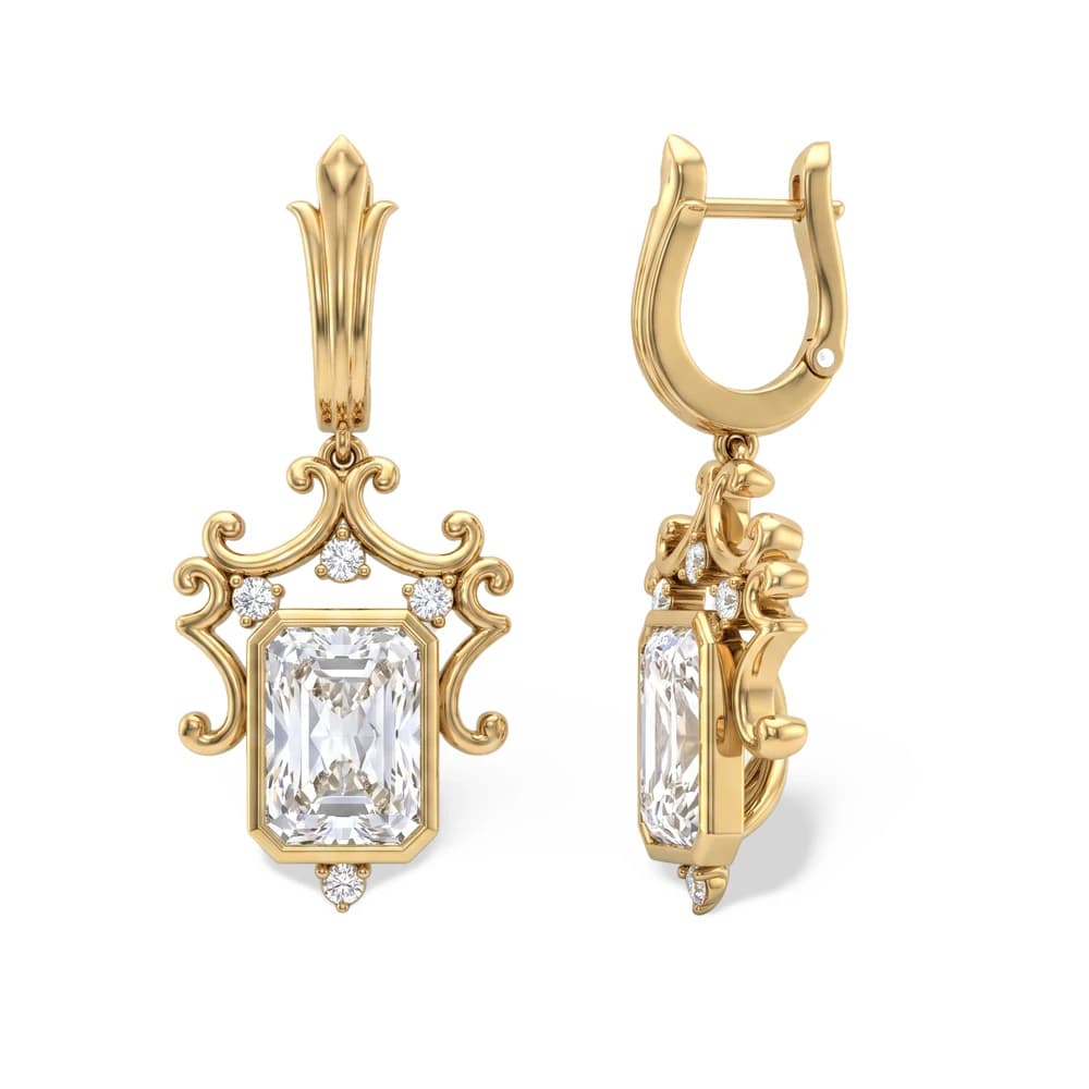 Onya Chandelier Diamond Earring - Image 5 Onya Chandelier Diamond Earring, view 5 of 5