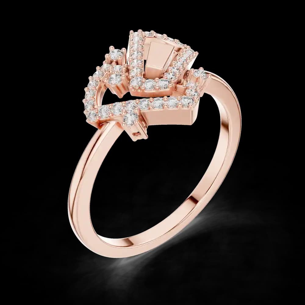 Radiant Lab grown diamond ring piece - Image 1 Radiant Lab grown diamond ring piece, view 1 of 1