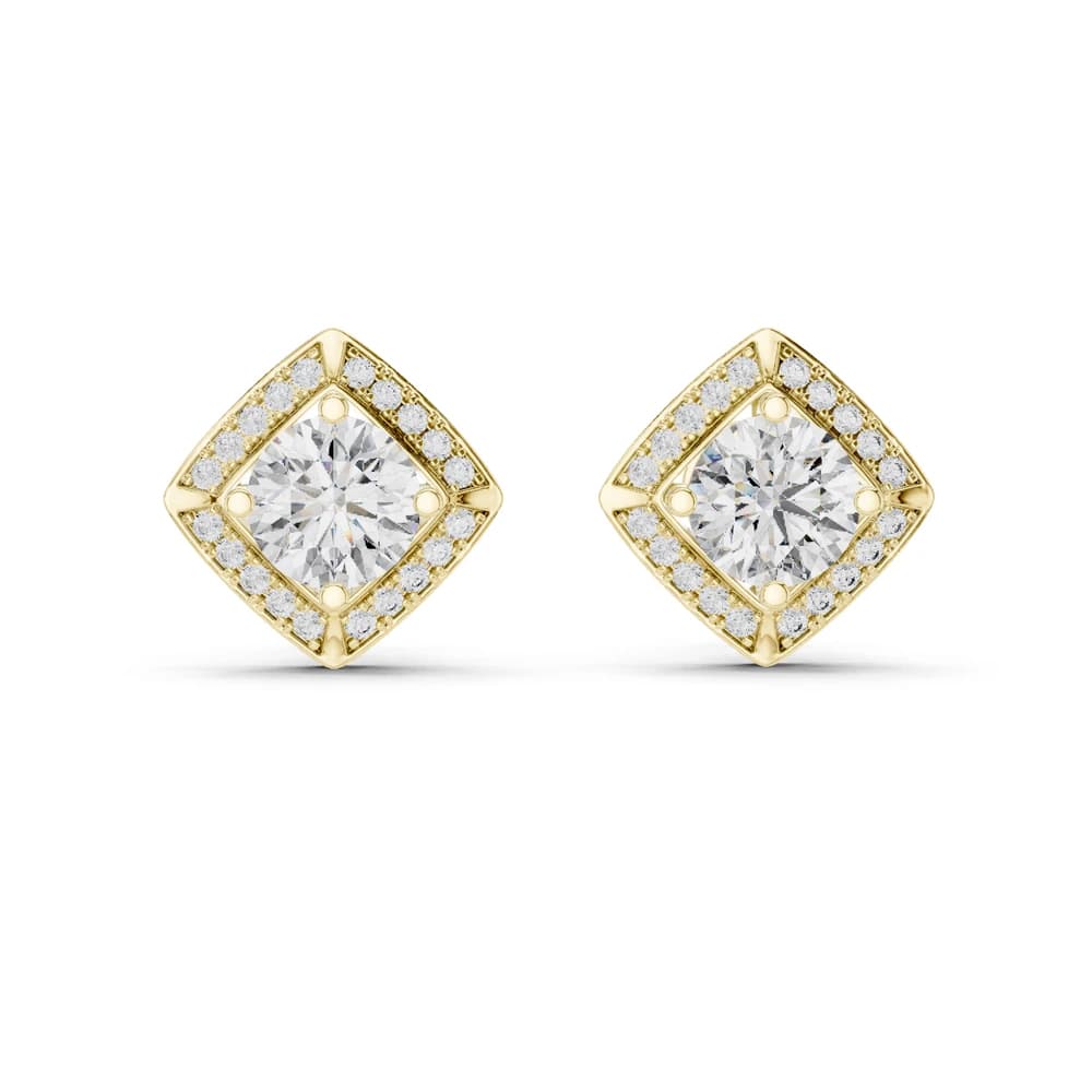 Radiant Tear Lab Grown Diamond Earrings - Image 1 Radiant Tear Lab Grown Diamond Earrings, view 1 of 3