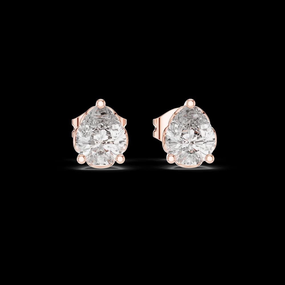 Radiating Lab grown diamond Earrings set - Image 1 Radiating Lab grown diamond Earrings set, view 1 of 6