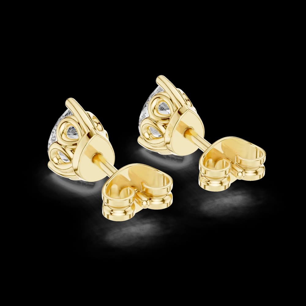 Radiating Lab grown diamond Earrings set - Image 6 Radiating Lab grown diamond Earrings set, view 6 of 6