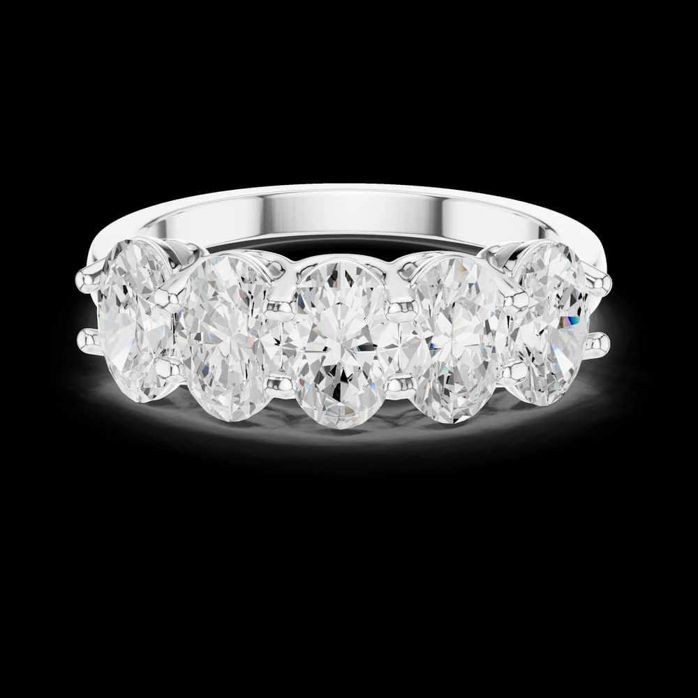 Refined Oval Diamond Lab Grown Diamond Ring - Image 2 Refined Oval Diamond Lab Grown Diamond Ring, view 2 of 6