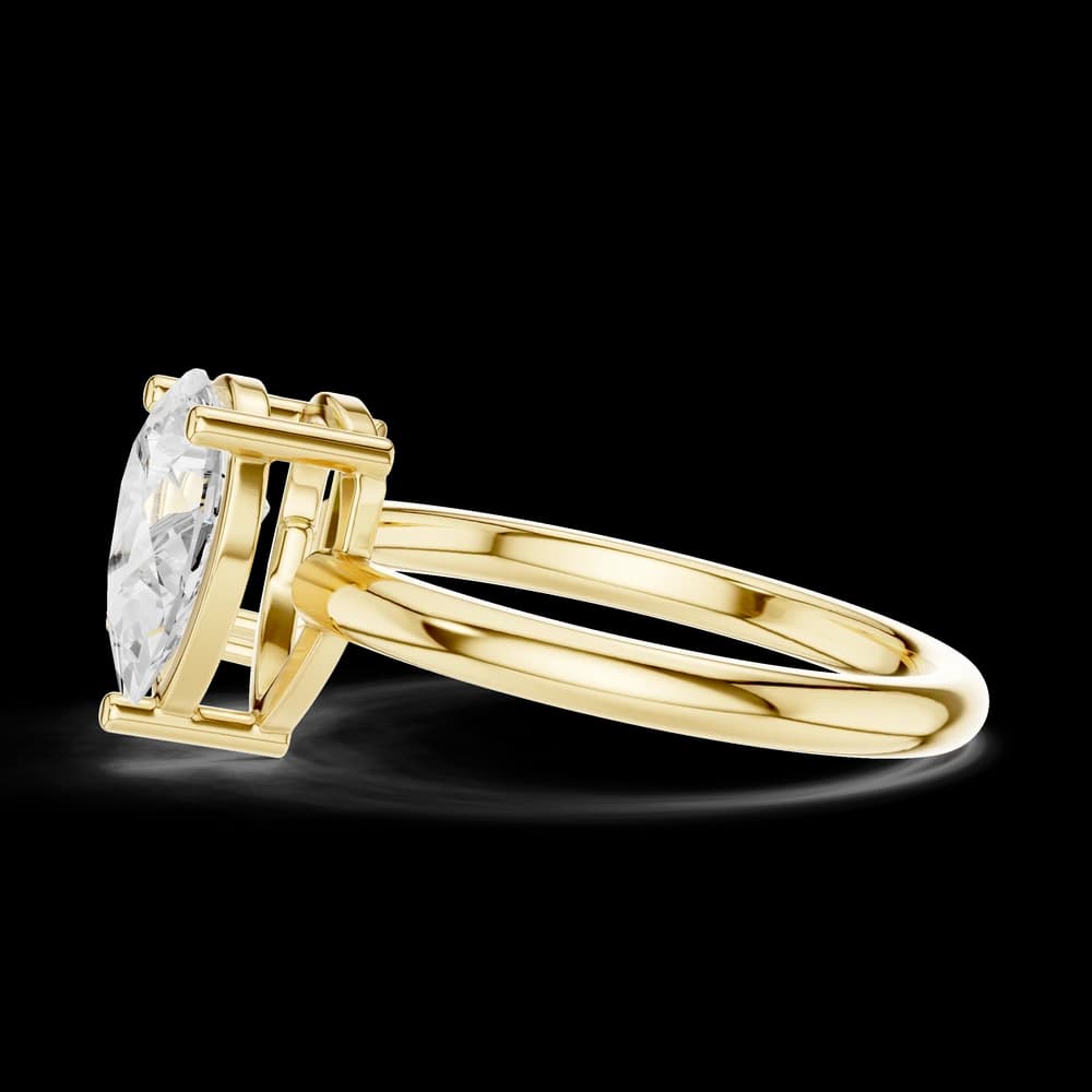 Emerald Pear Toi Moi Lab Grown Diamond Ring - Image 12 Emerald Pear Toi Moi Lab Grown Diamond Ring, view 12 of 12