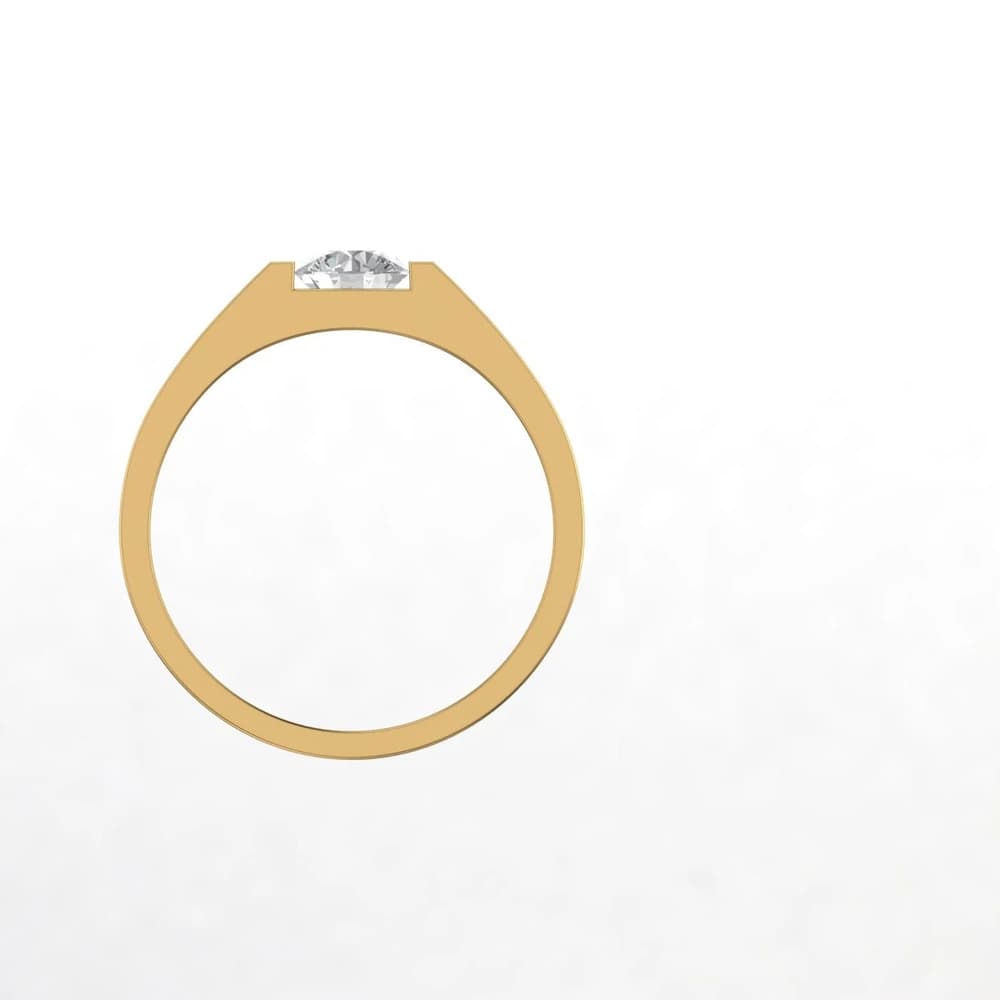 Regal Edge Lab Grown Diamond Solitaire Ring - Image 4 Regal Edge Lab Grown Diamond Solitaire Ring, view 4 of 4