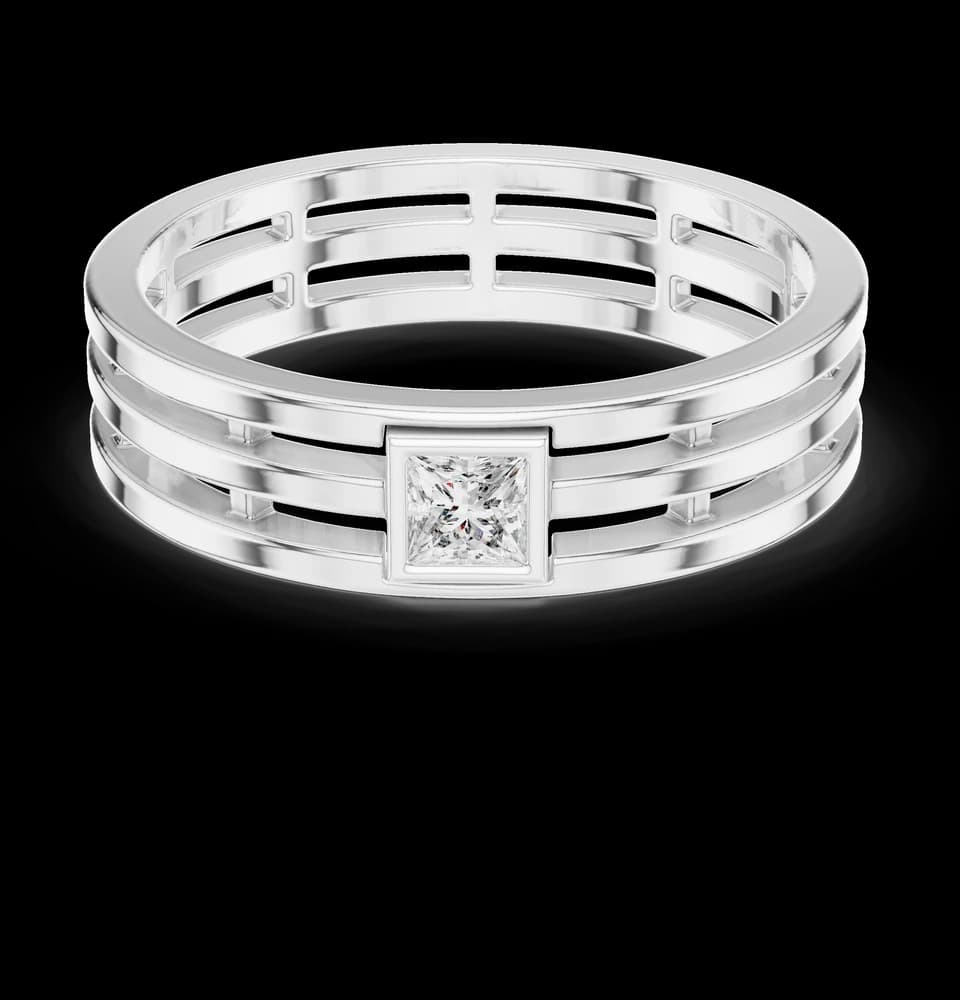 Regal Princess Diamond Lab Grown Diamond Ring - Image 3 Regal Princess Diamond Lab Grown Diamond Ring, view 3 of 7