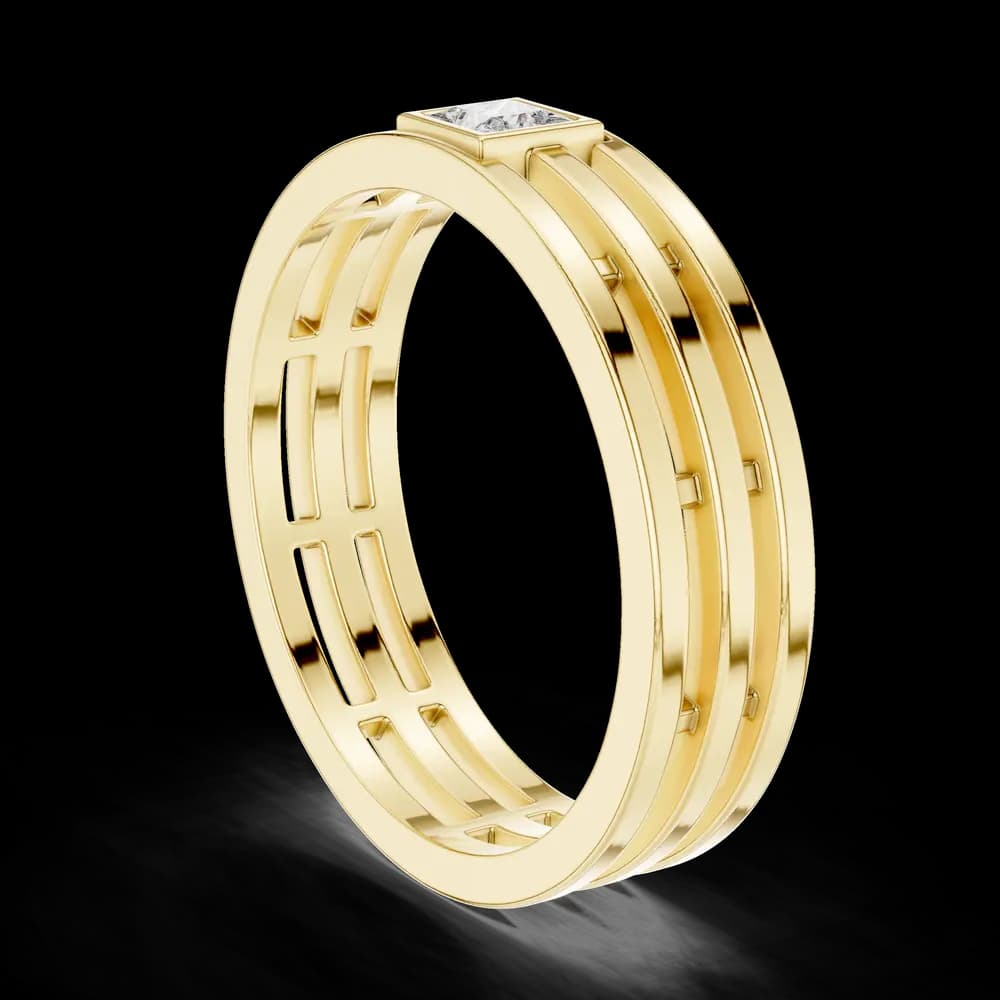 Regal Princess Diamond Lab Grown Diamond Ring - Image 5 Regal Princess Diamond Lab Grown Diamond Ring, view 5 of 7