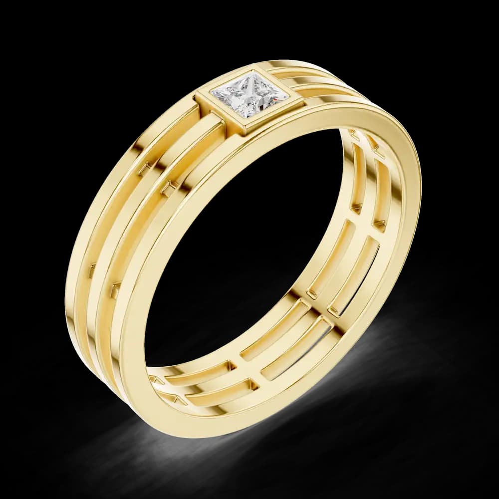 Regal Princess Diamond Lab Grown Diamond Ring - Image 6 Regal Princess Diamond Lab Grown Diamond Ring, view 6 of 7