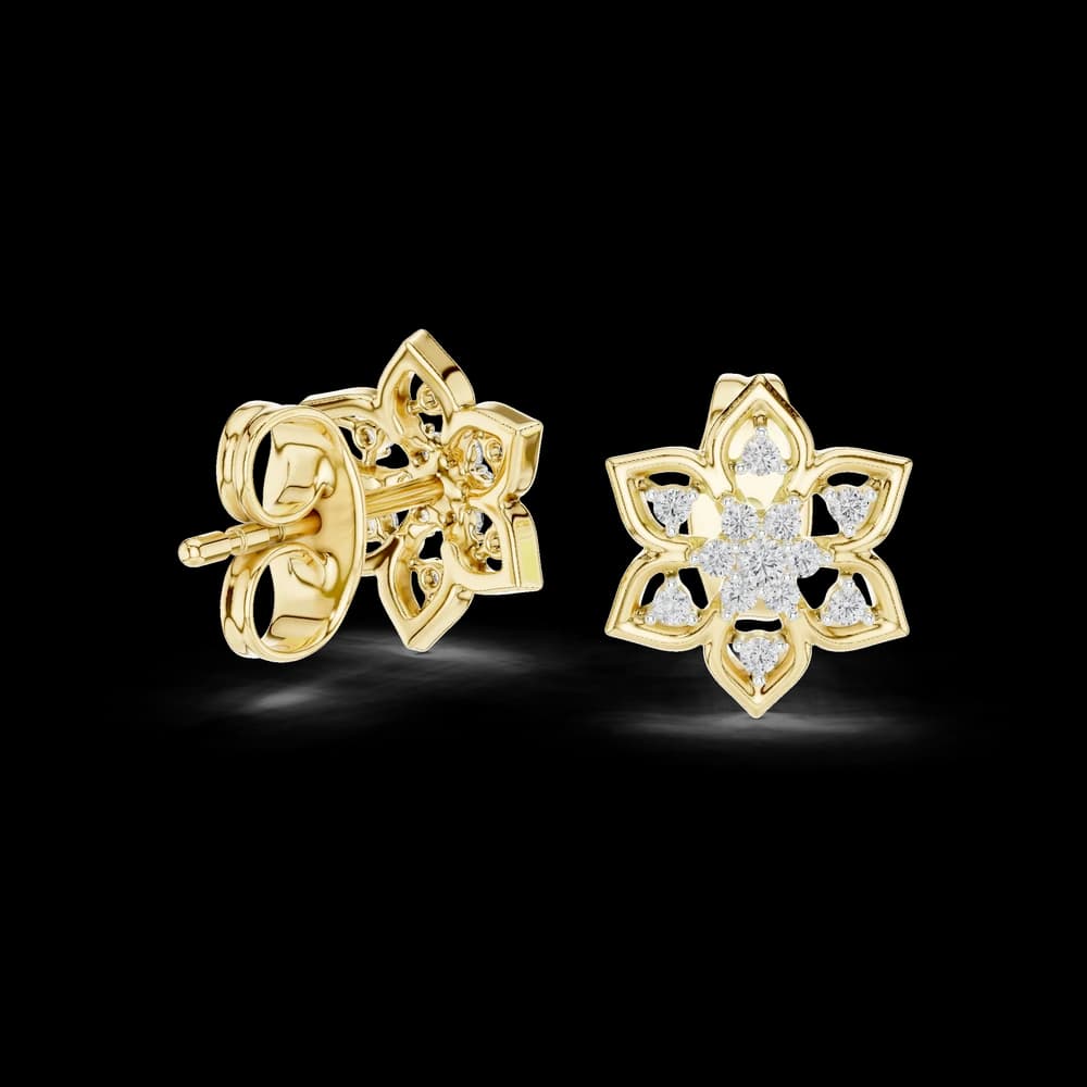 Resounding Lab grown diamond Earrings style - Image 4 Resounding Lab grown diamond Earrings style, view 4 of 6