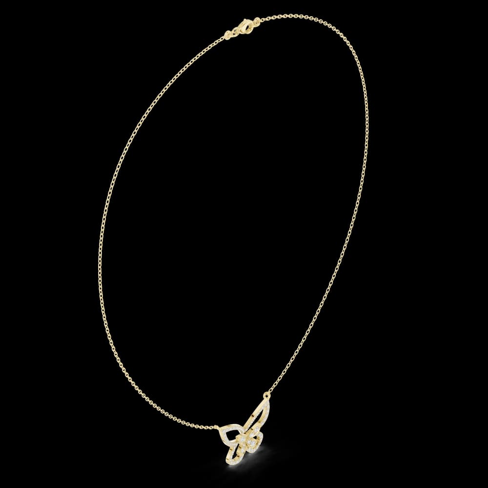 Resplendent Brilliant Diamond Lab Grown Necklace - Image 4 Resplendent Brilliant Diamond Lab Grown Necklace, view 4 of 6