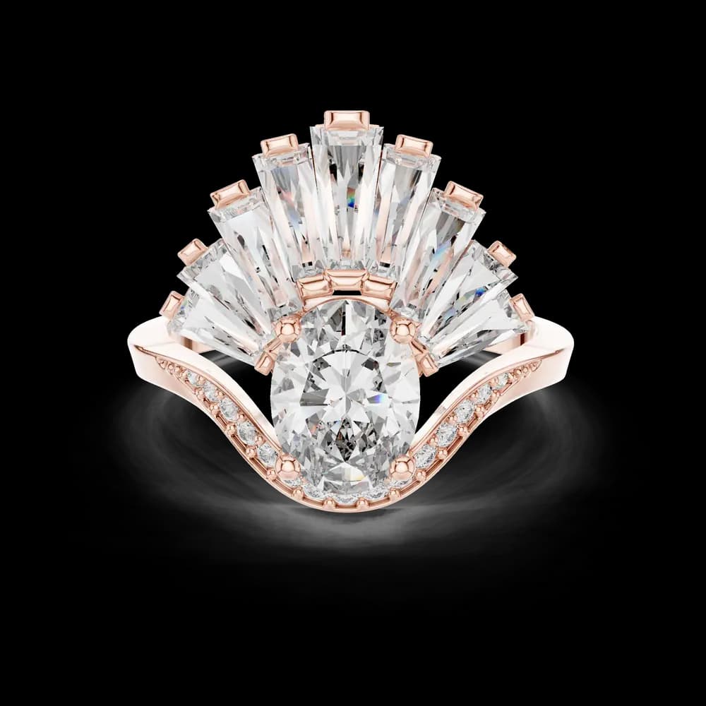 Resplendent Lab grown diamond ring jewelry - Image 1 Resplendent Lab grown diamond ring jewelry, view 1 of 6