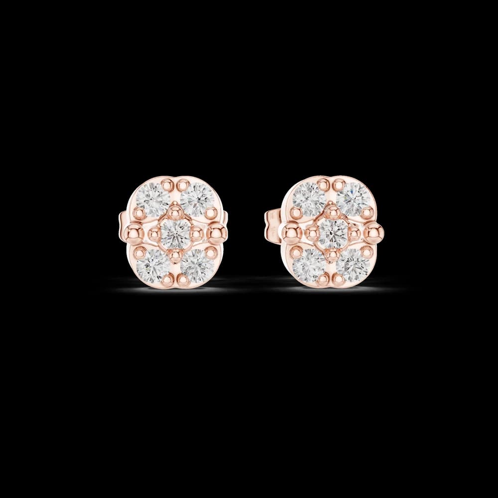 Retro Flash lab grown diamond earring design - Image 1 Retro Flash lab grown diamond earring design, view 1 of 6